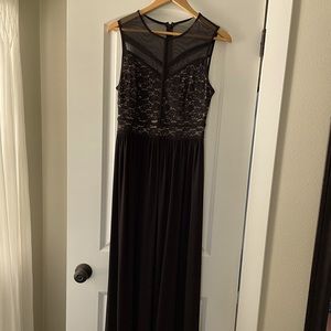 New long dress worn once size 12